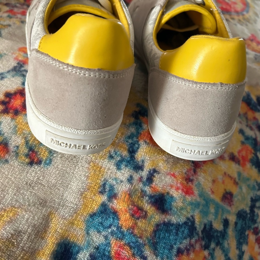 Michael Kors Yellow, Gray and Cream Sneakers - Picture 13 of 13